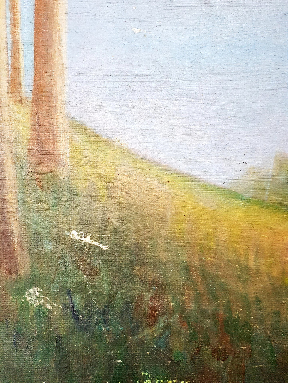 Нощна среща — масло от Г. Георгиев (1206)