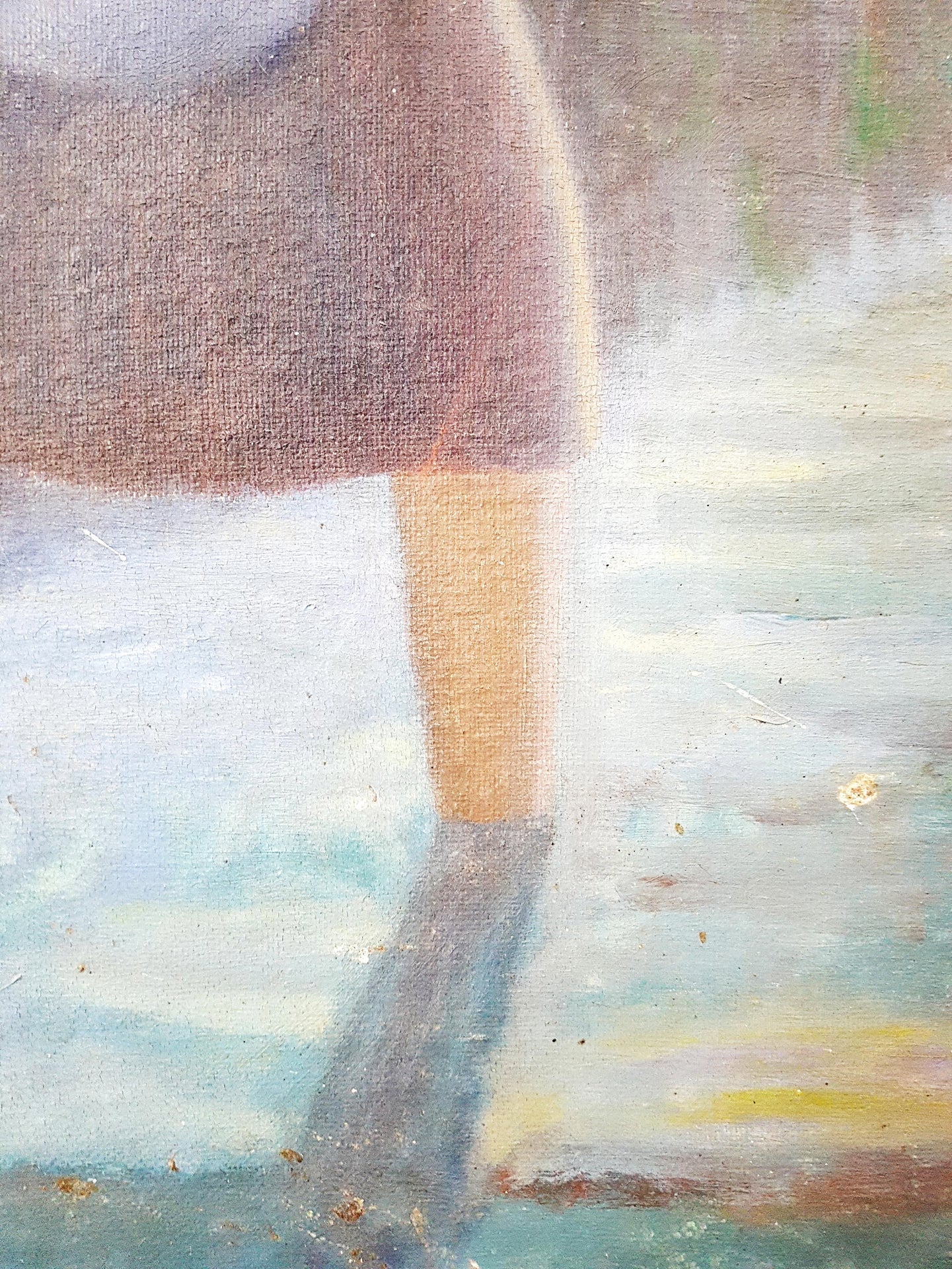 Нощна среща — масло от Г. Георгиев (1206)