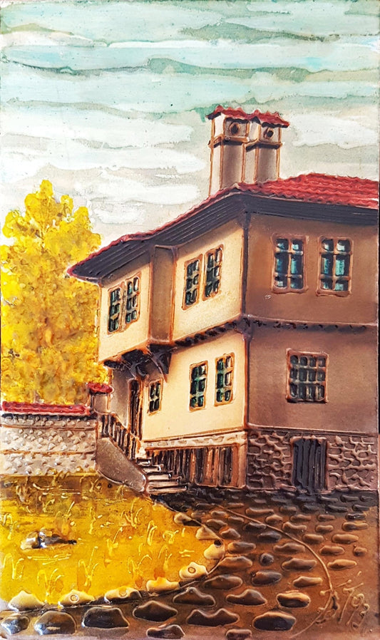 "Из Копривщица"- смесена техника- 1993 година (1235) (1235)