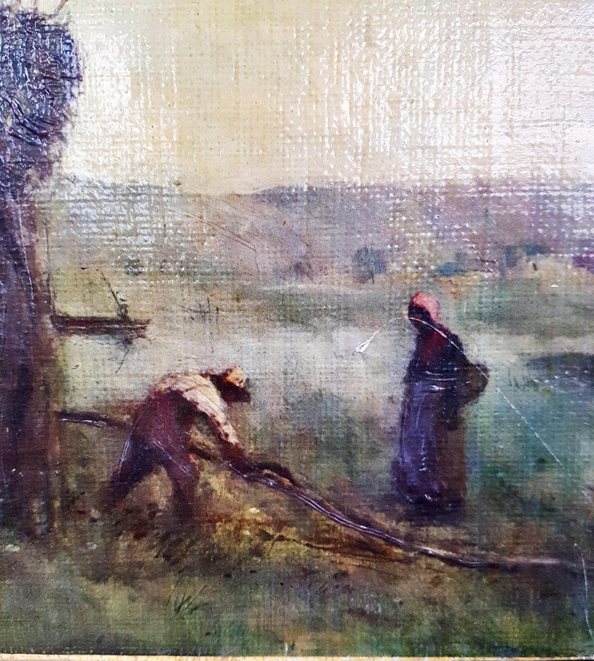 Пасторален пейзаж със селяни (1295)