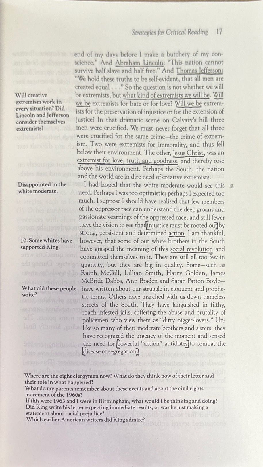 Reading critically, writing well: A reader and guide