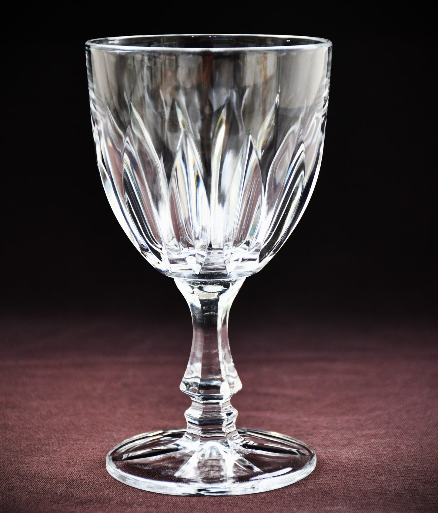 Сет италиански винтидж чаши - кристал (5 бр.)