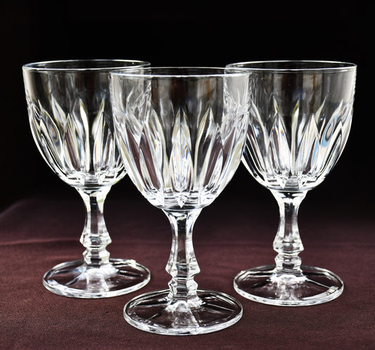 Сет италиански винтидж чаши - кристал (5 бр.)