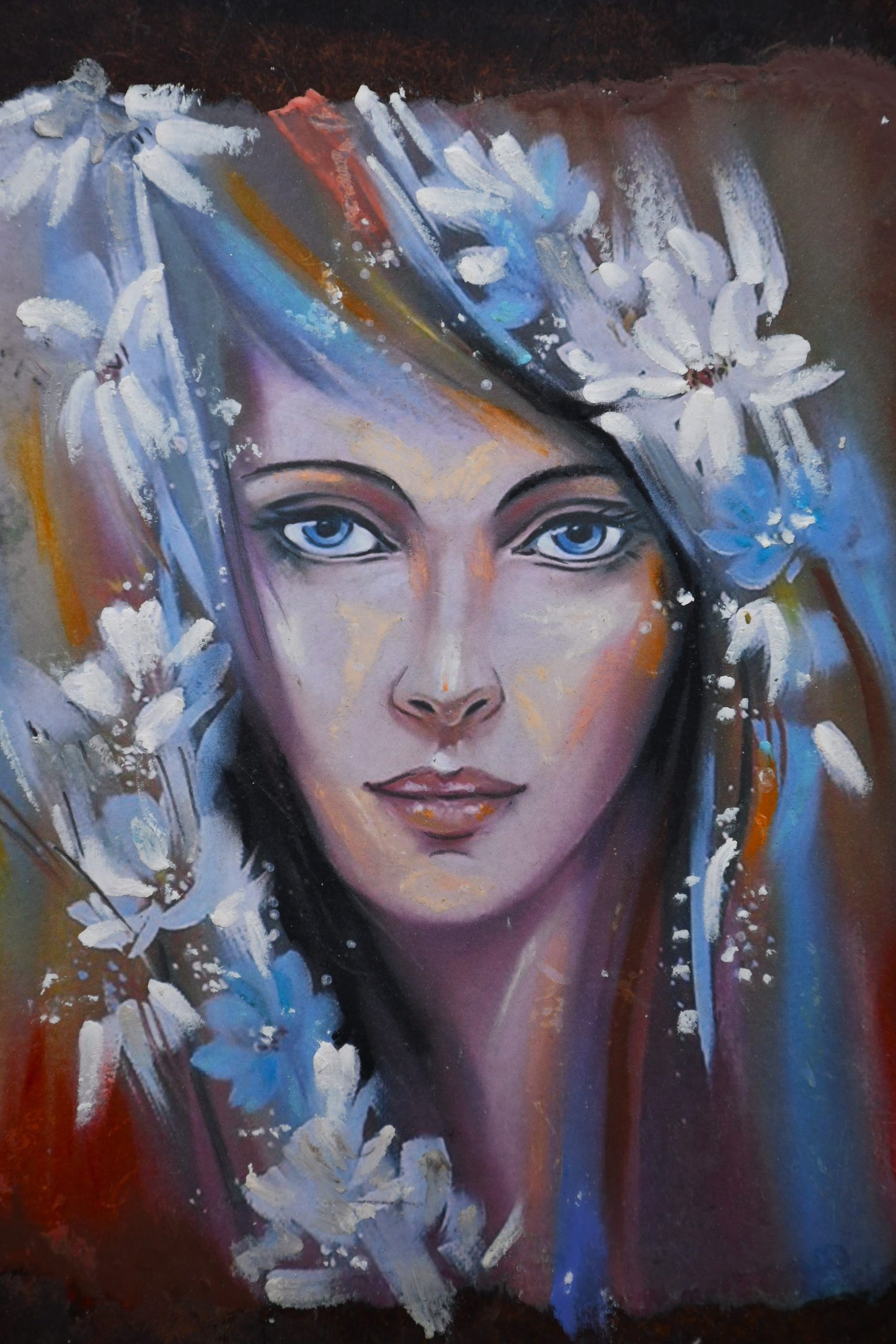 "Момиче с бели цветя", Миглена Кирилова