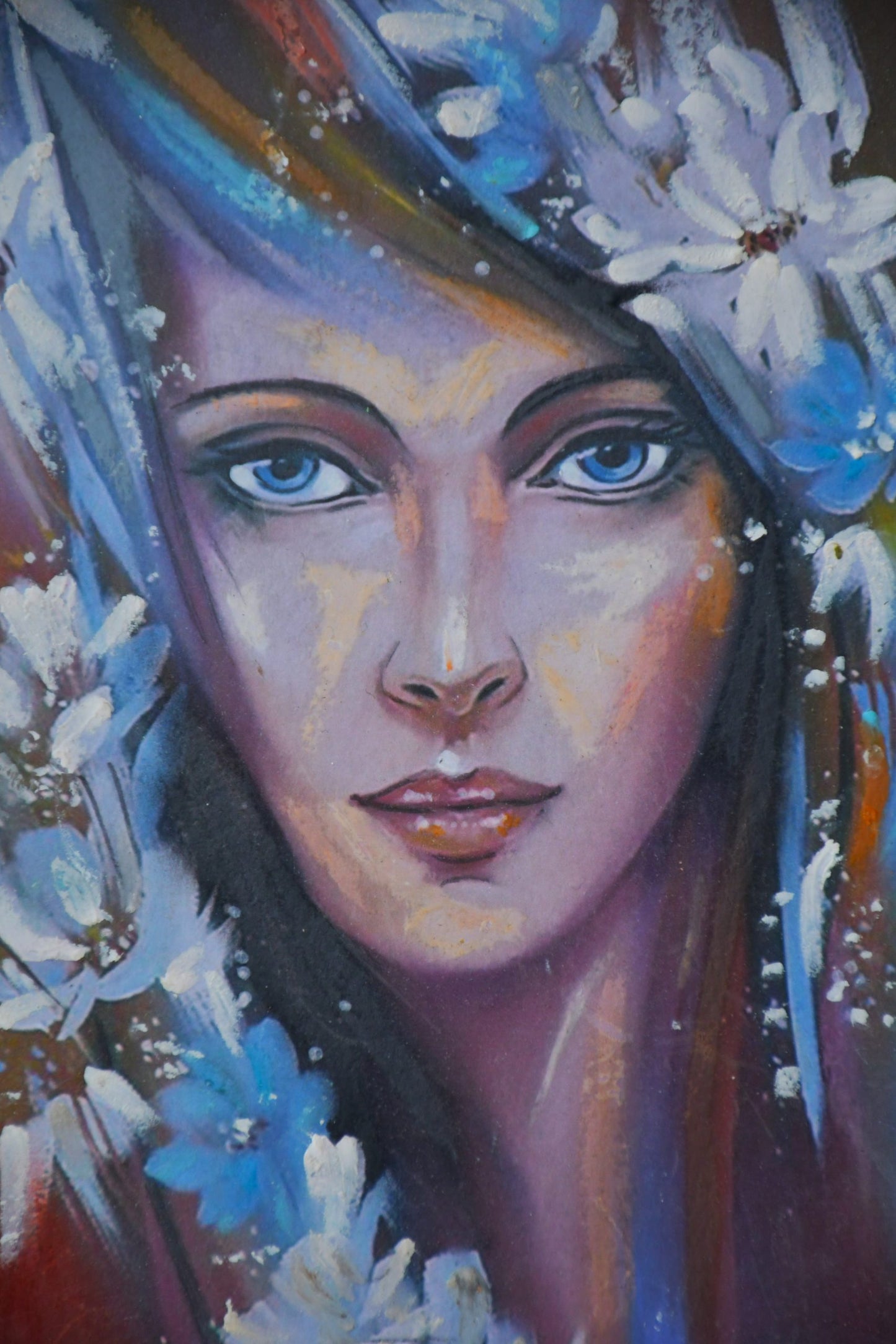 "Момиче с бели цветя", Миглена Кирилова