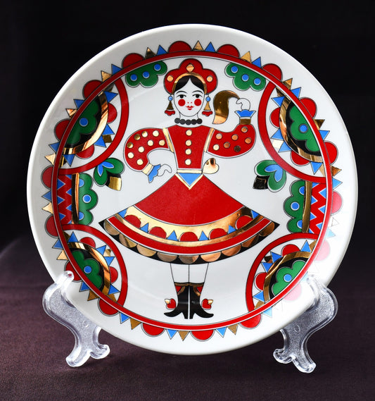 Декоративна чиния "Плясуня" на "Вербилки"