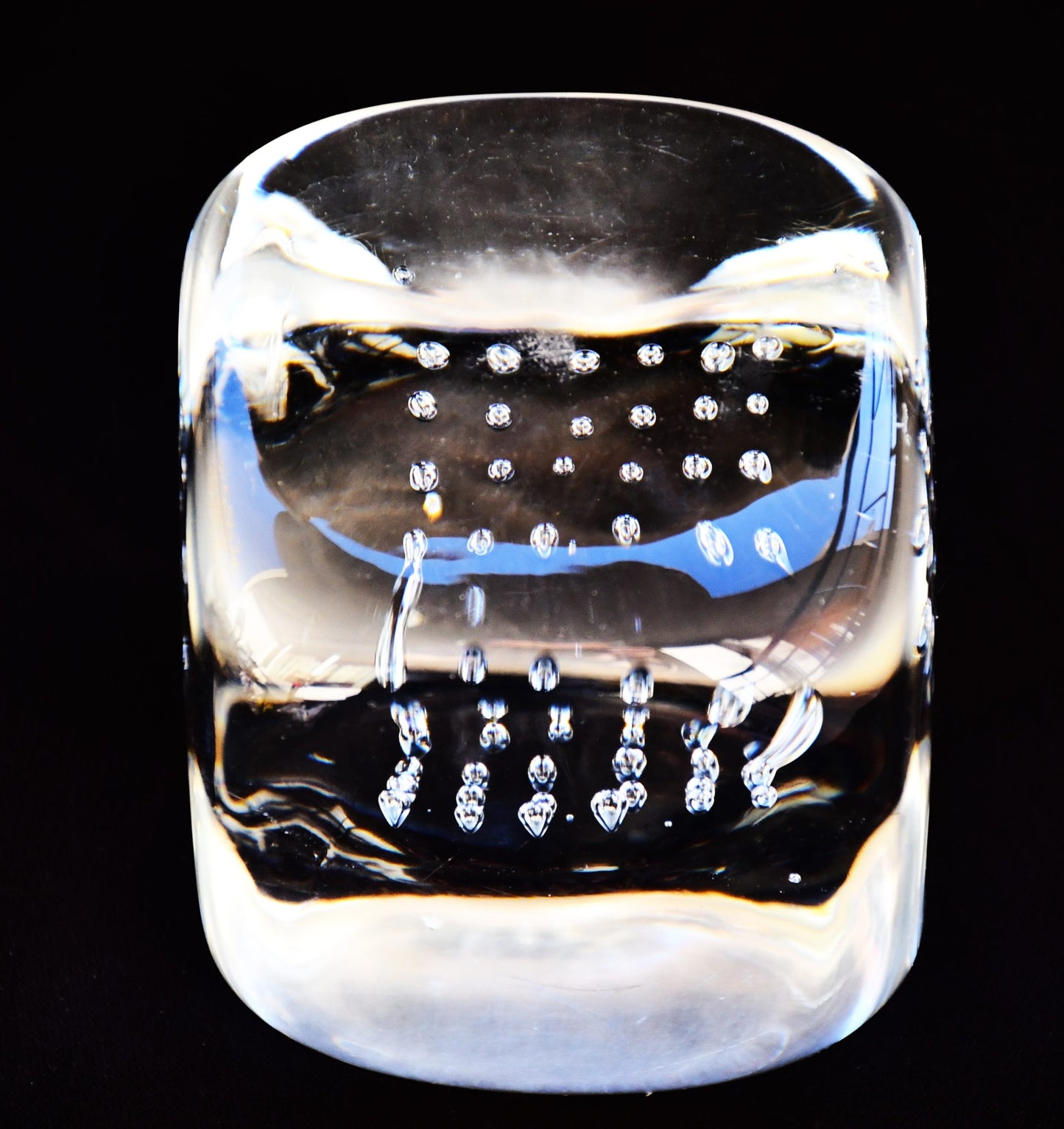 Преспапие - куб, арт глас