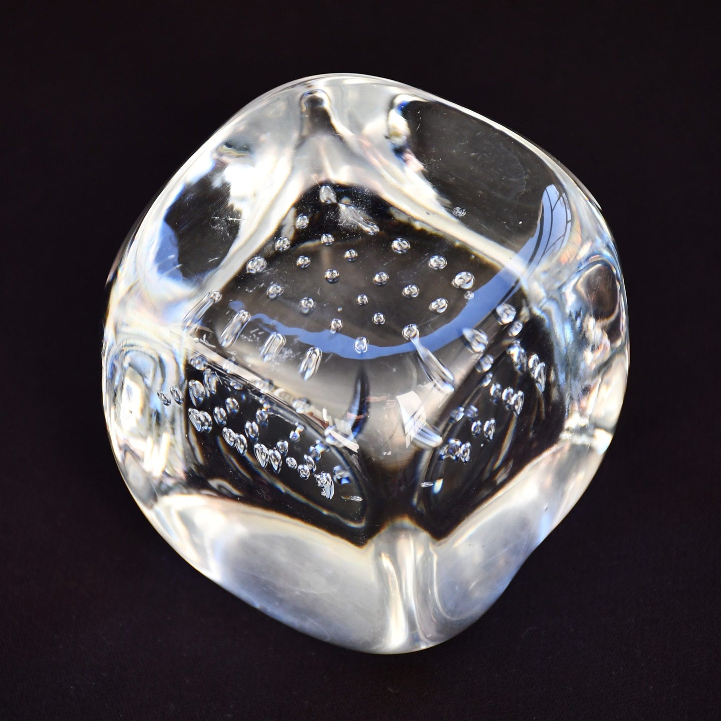 Преспапие - куб, арт глас