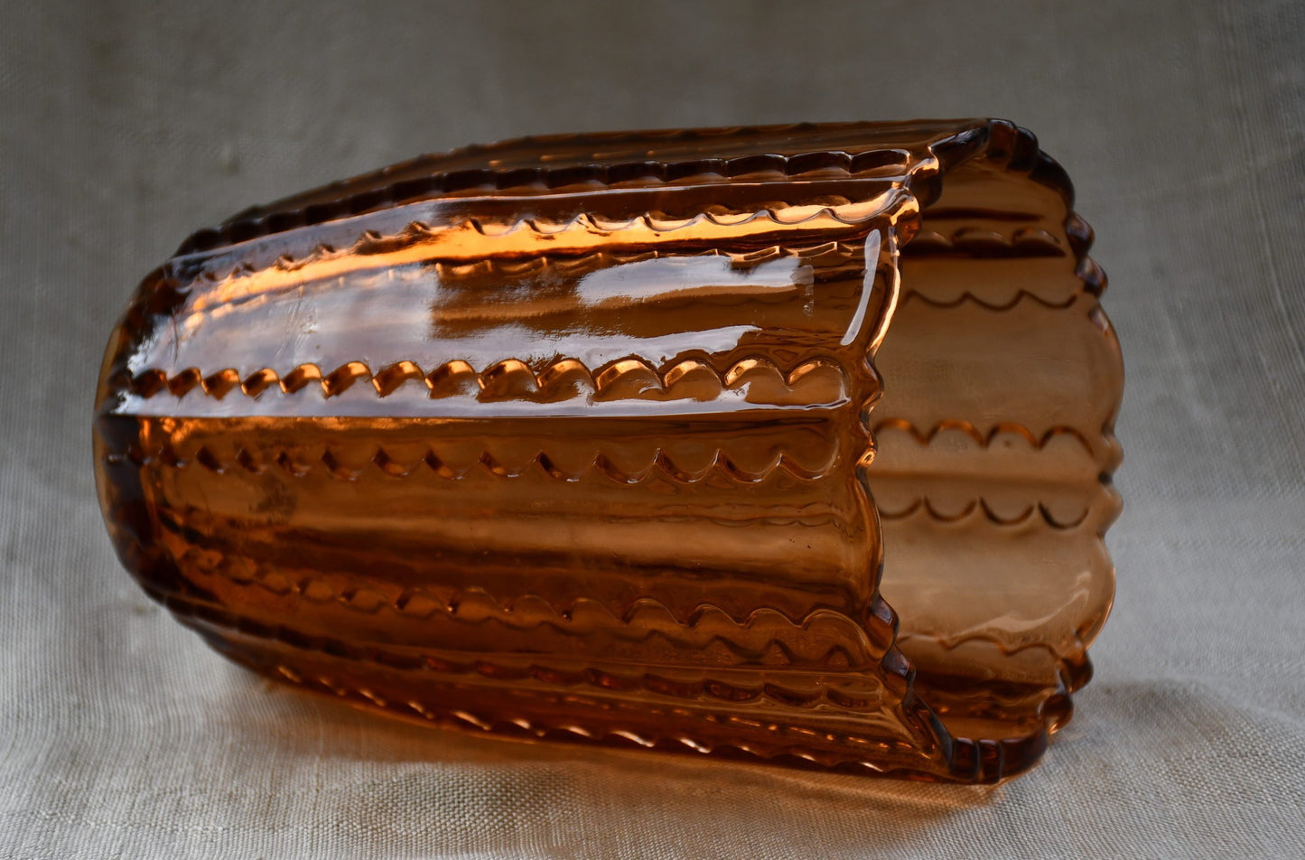 Винтидж ваза - карамел