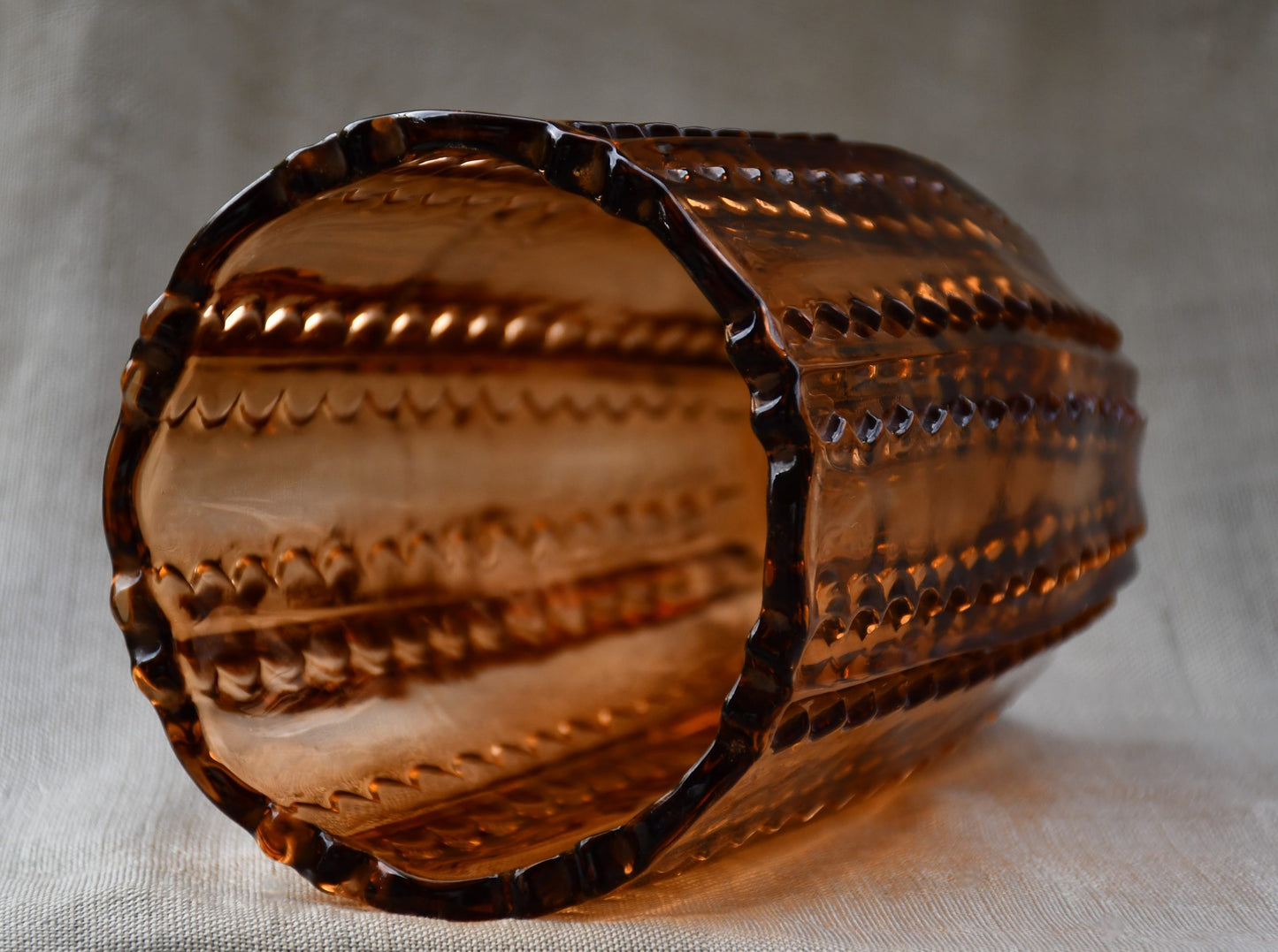 Винтидж ваза - карамел