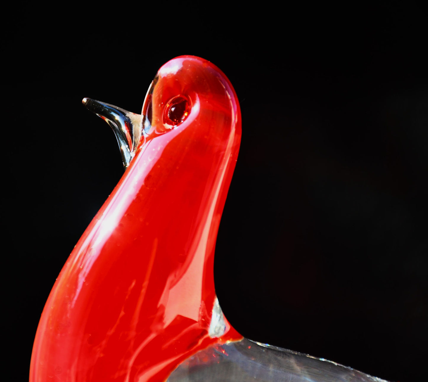 Гълъб - Винтидж скулптура, Murano арт-стъкло