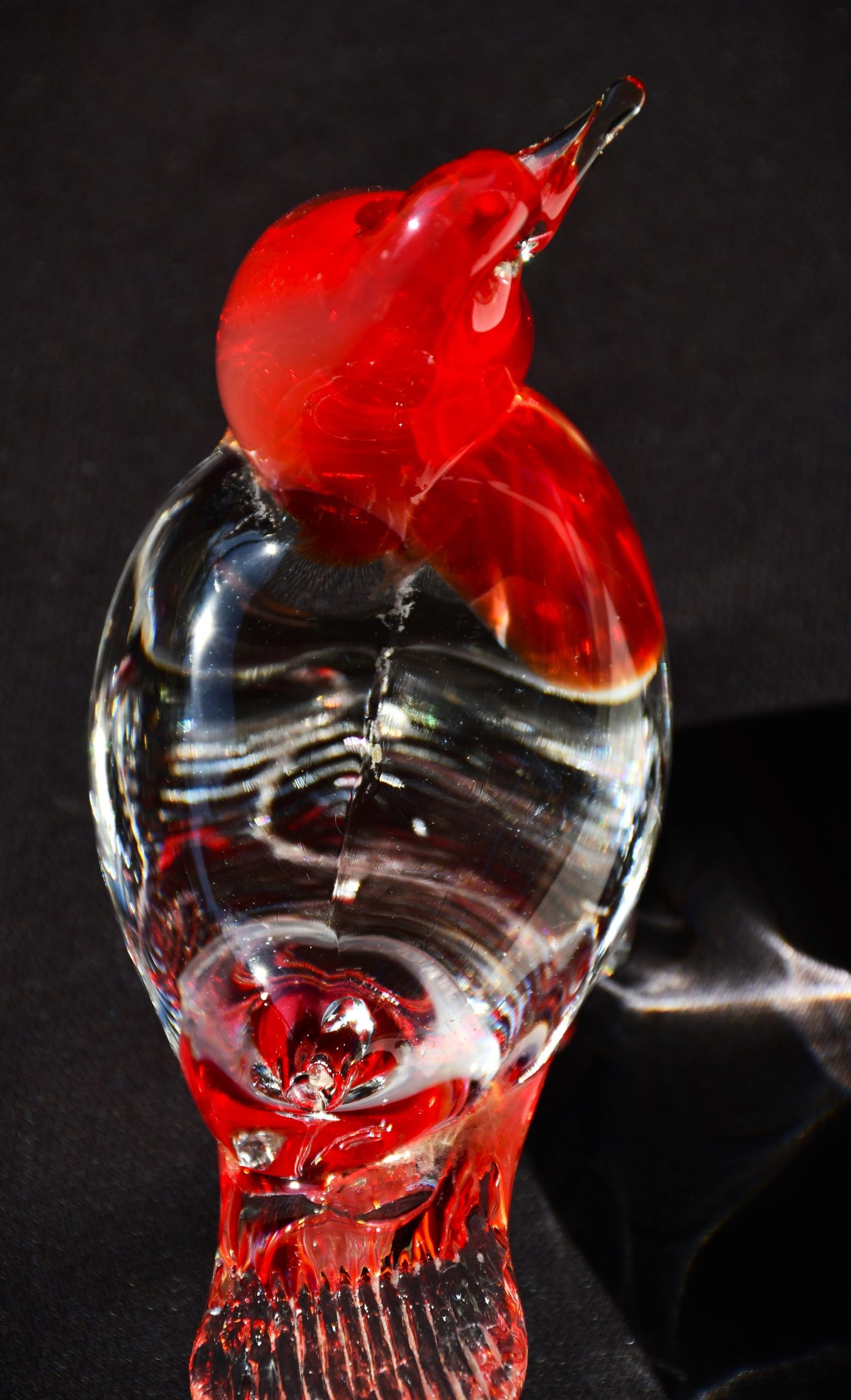 Гълъб - Винтидж скулптура, Murano арт-стъкло