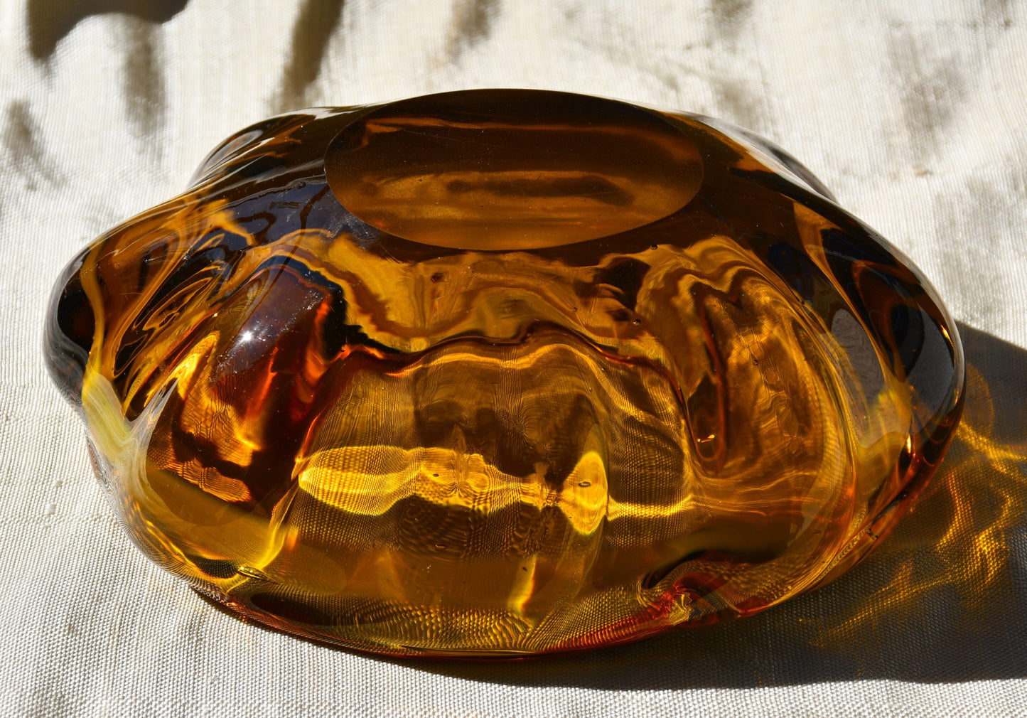 Винтидж art-glass пепелник/centrepiece, от 1960-те