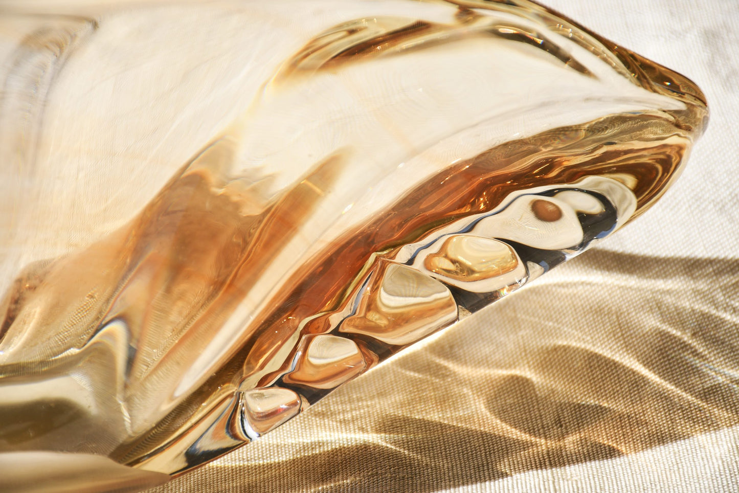 Vintage българско арт стъкло - centrepiece