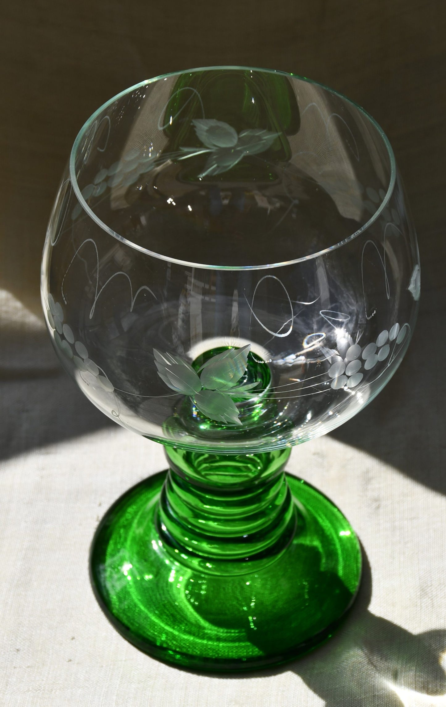 XXL чаша (1л.) за вино, тип "Roemer"