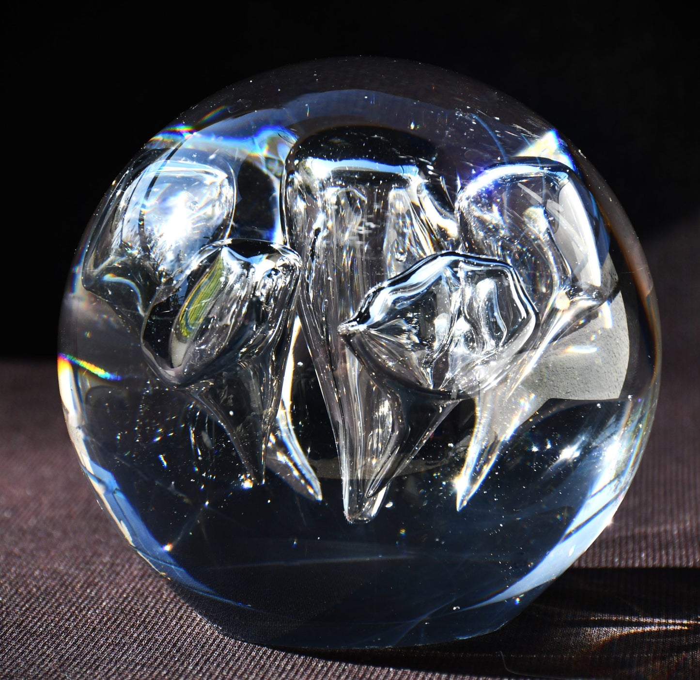 Винтидж art-glass преспапие