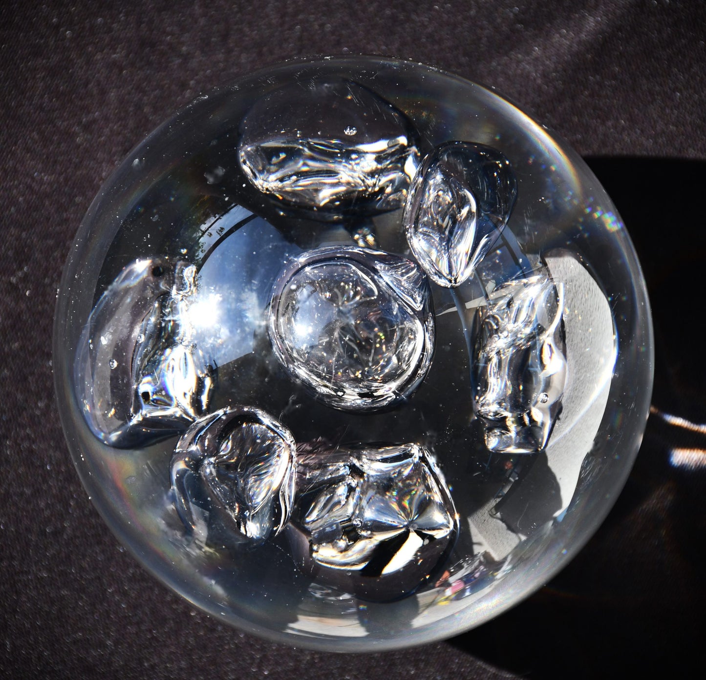 Винтидж art-glass преспапие