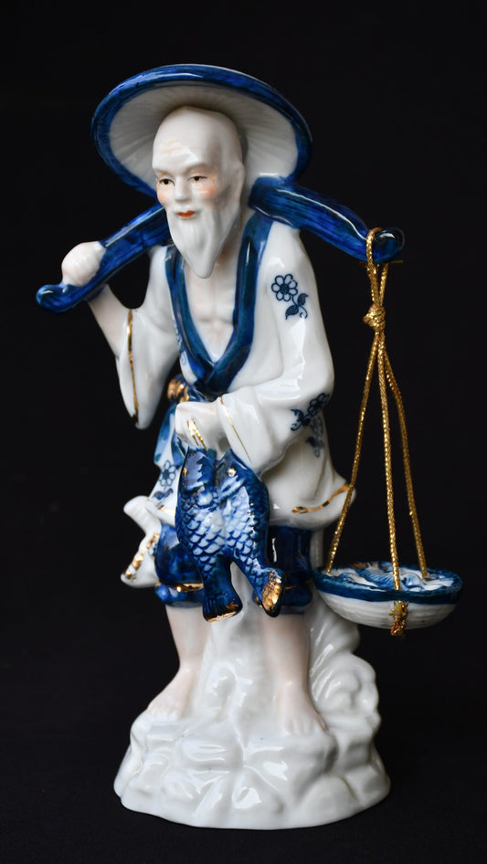 Порцеланова статуетка "Старият рибар"