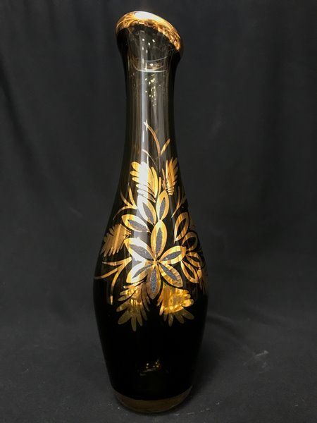 Ръчно рисувана стъклена ваза