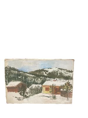 Картина масло, платно закачено за фазер