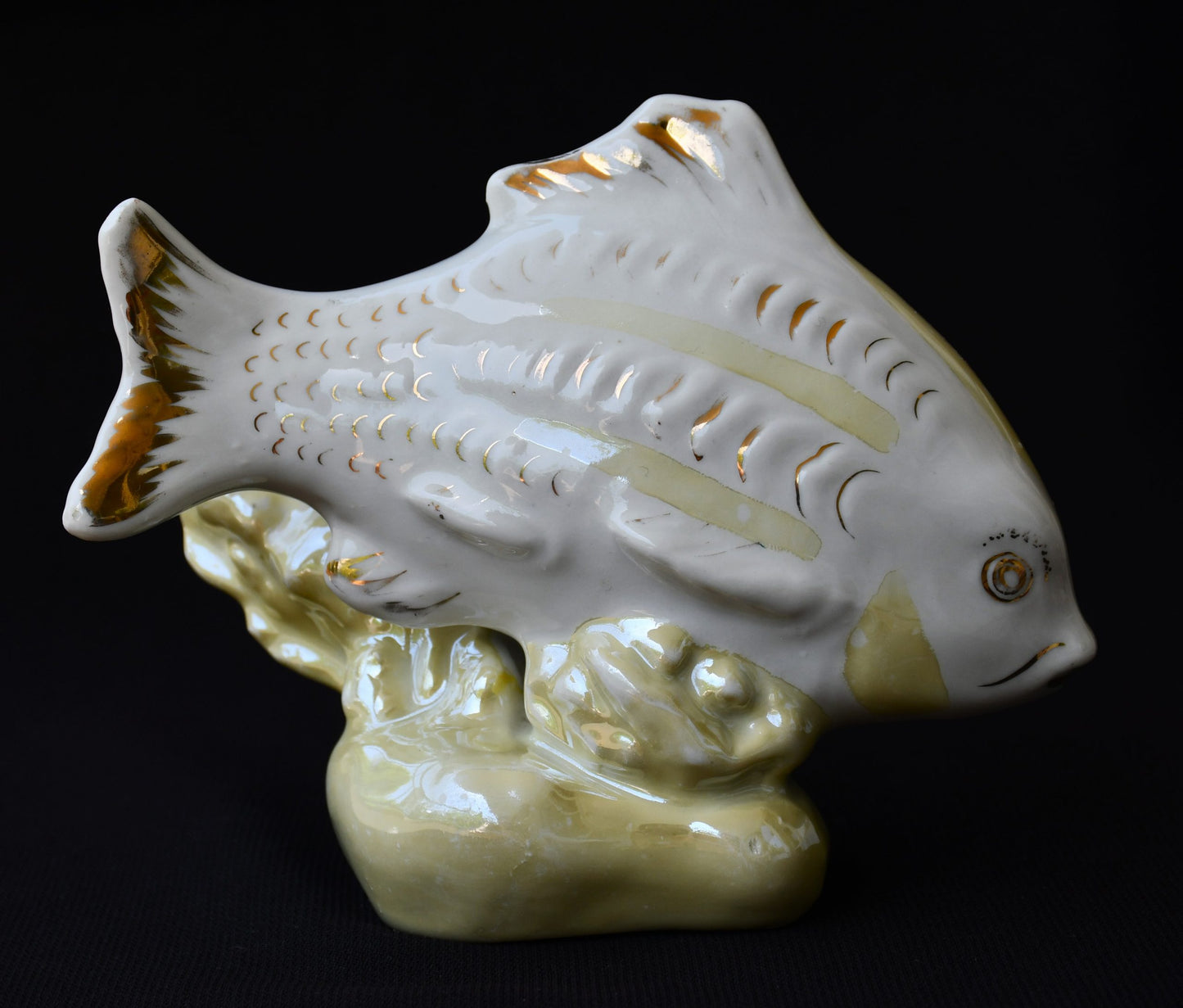 Съветски порцелан - "Риба" - Дулевский фарфоровый завод