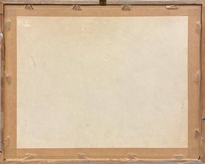 Картина графика върху картон с рамка и стъкло