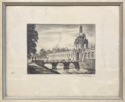 Картина графика върху картон с рамка и стъкло