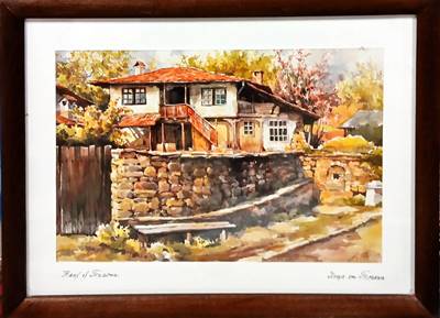 Картина репродукция с рамка и стъкло репродукция