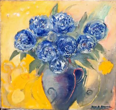 Картина масло върху платно-П.Цанкова