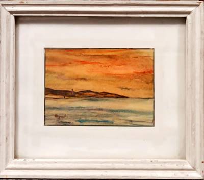 Картина смесена техника с рамка и стъкло -Тодоров