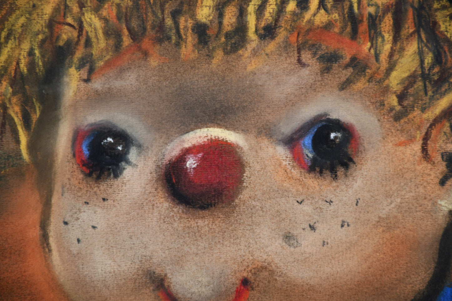 "Моят най-добър приятел", пастел, подписана