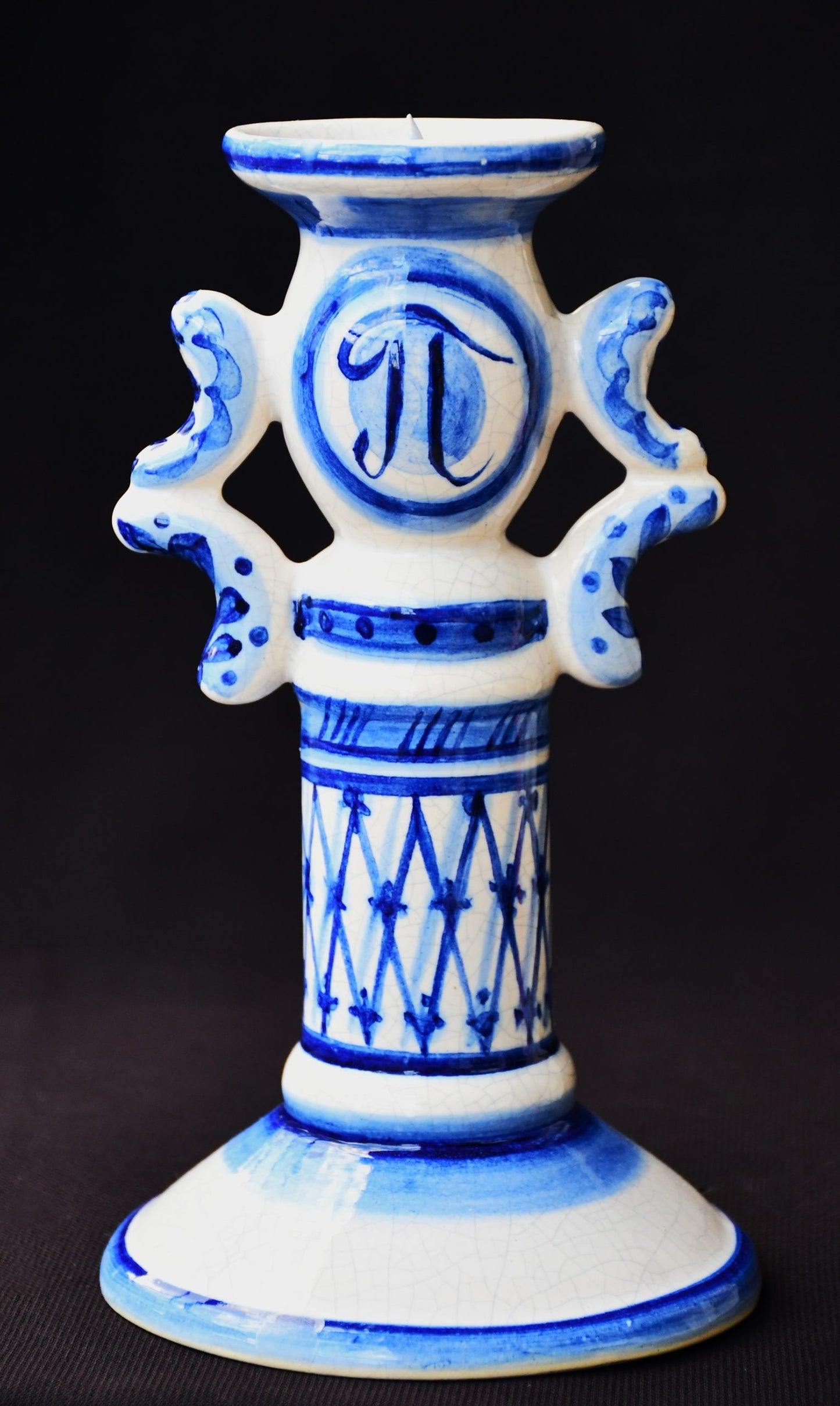 Свещник на Гжел