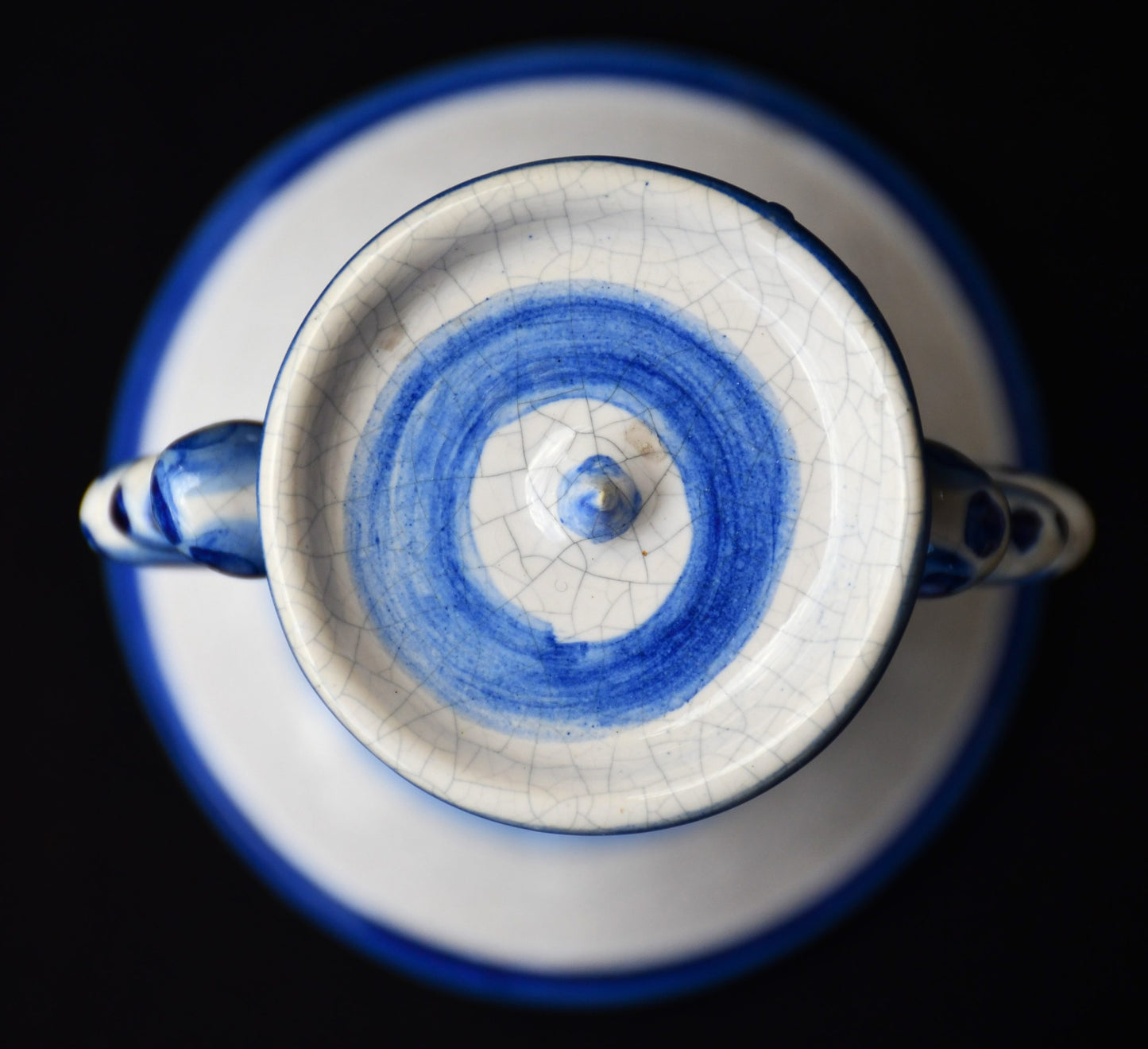 Свещник на Гжел