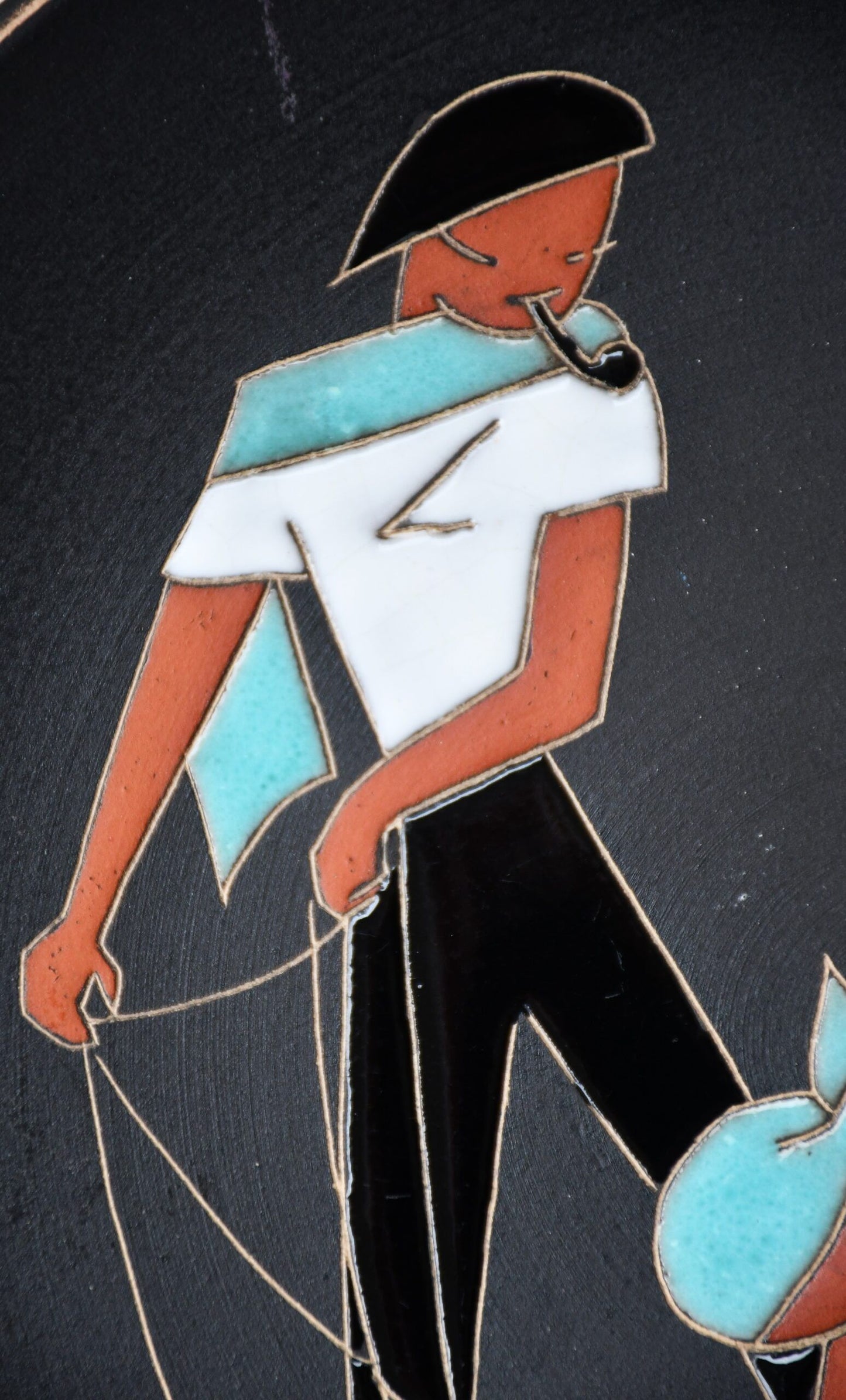 Декоративна чиния "Рибари"