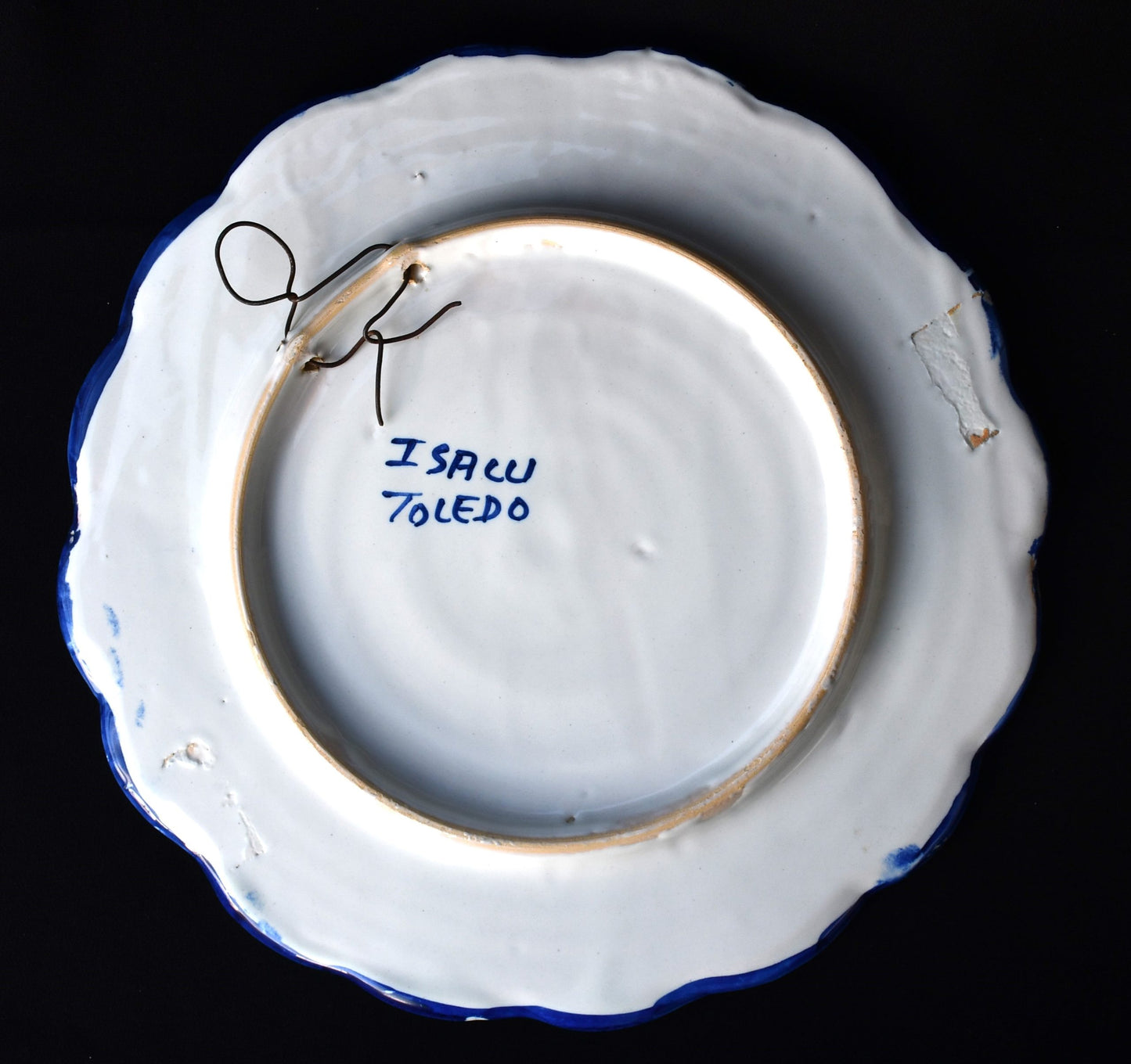 Ръчно рисувана испанска чиния - майолика