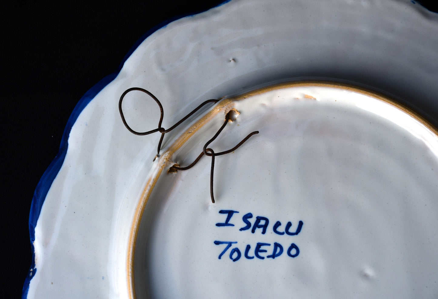 Ръчно рисувана испанска чиния - майолика