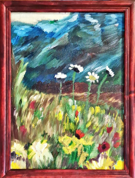 Картина върху фазер с рамка