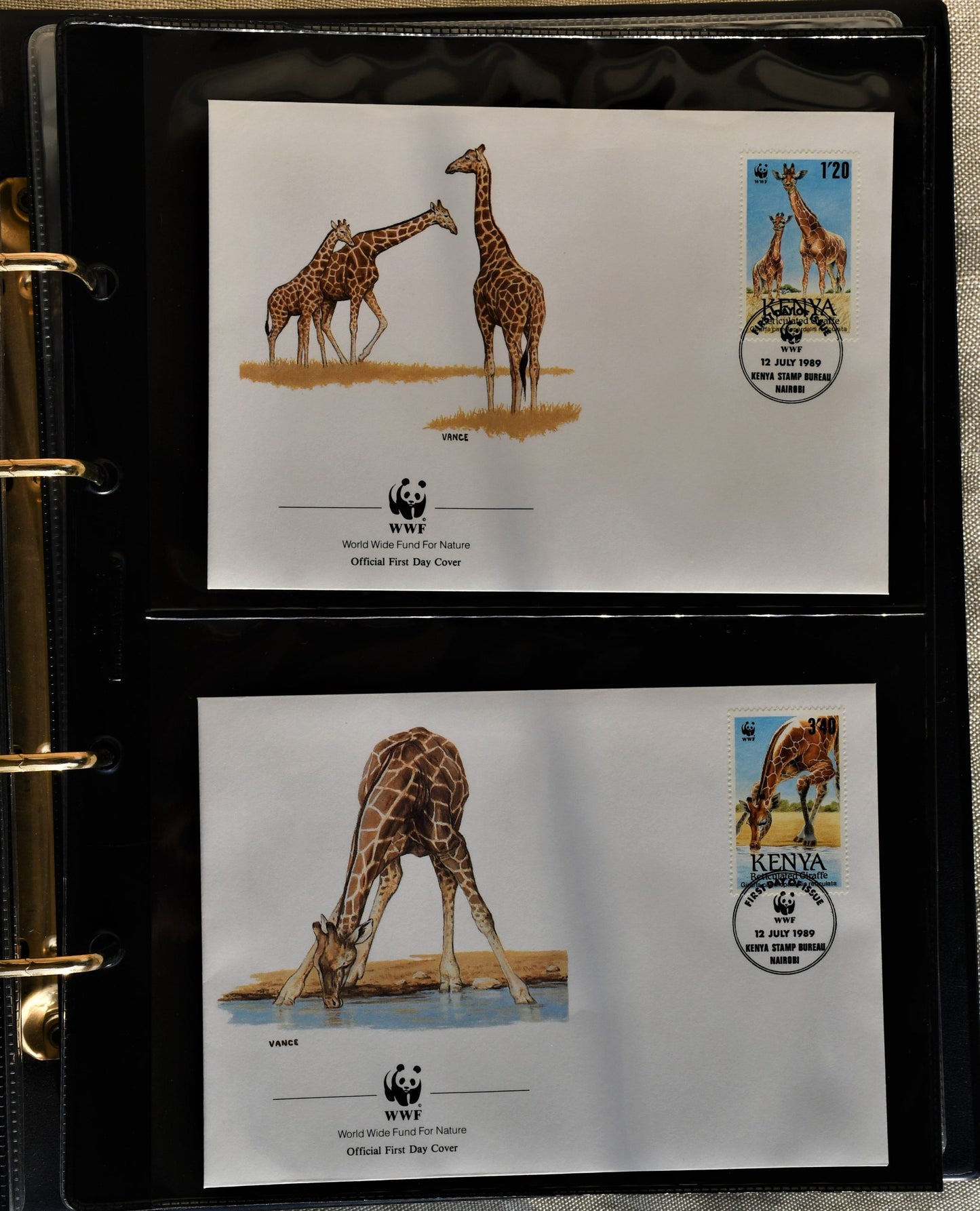 Пълен сет от WWF Conservation Stamp Collection