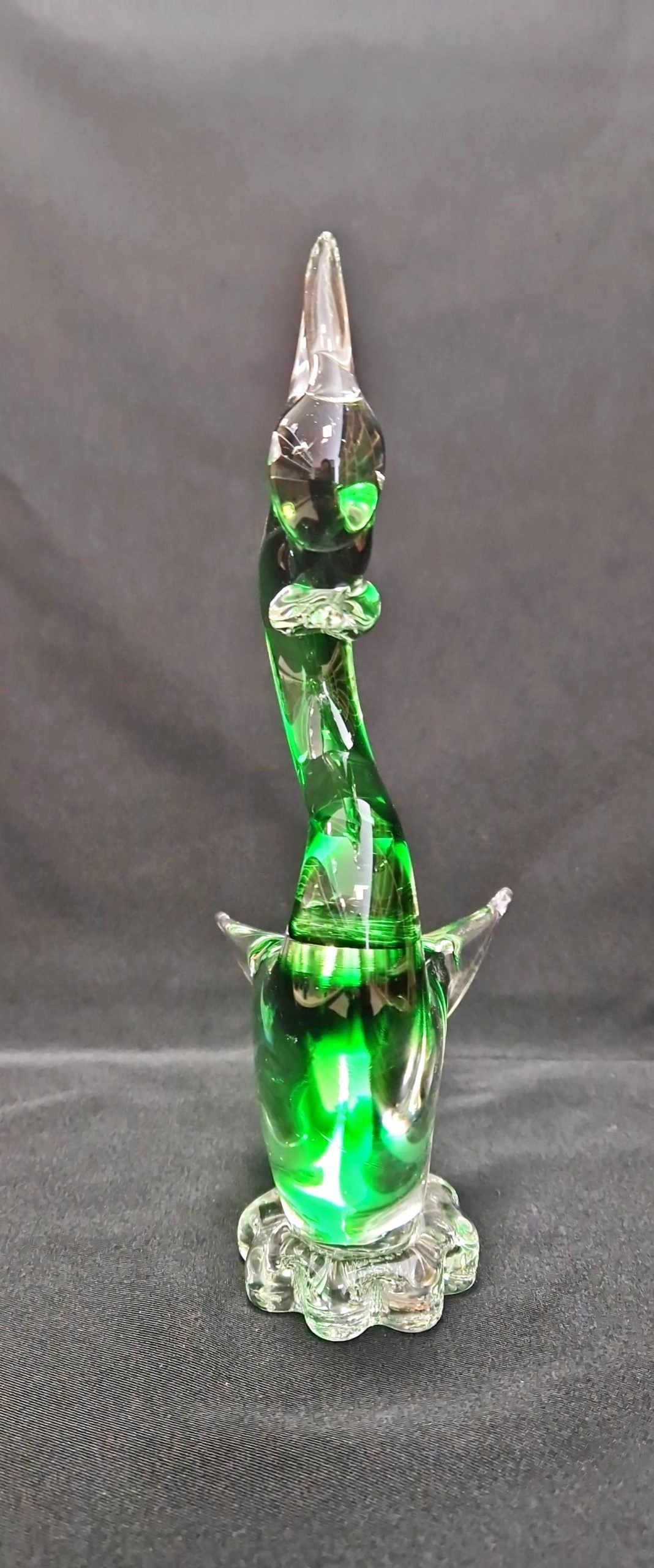 Статуетка птица - стъкло