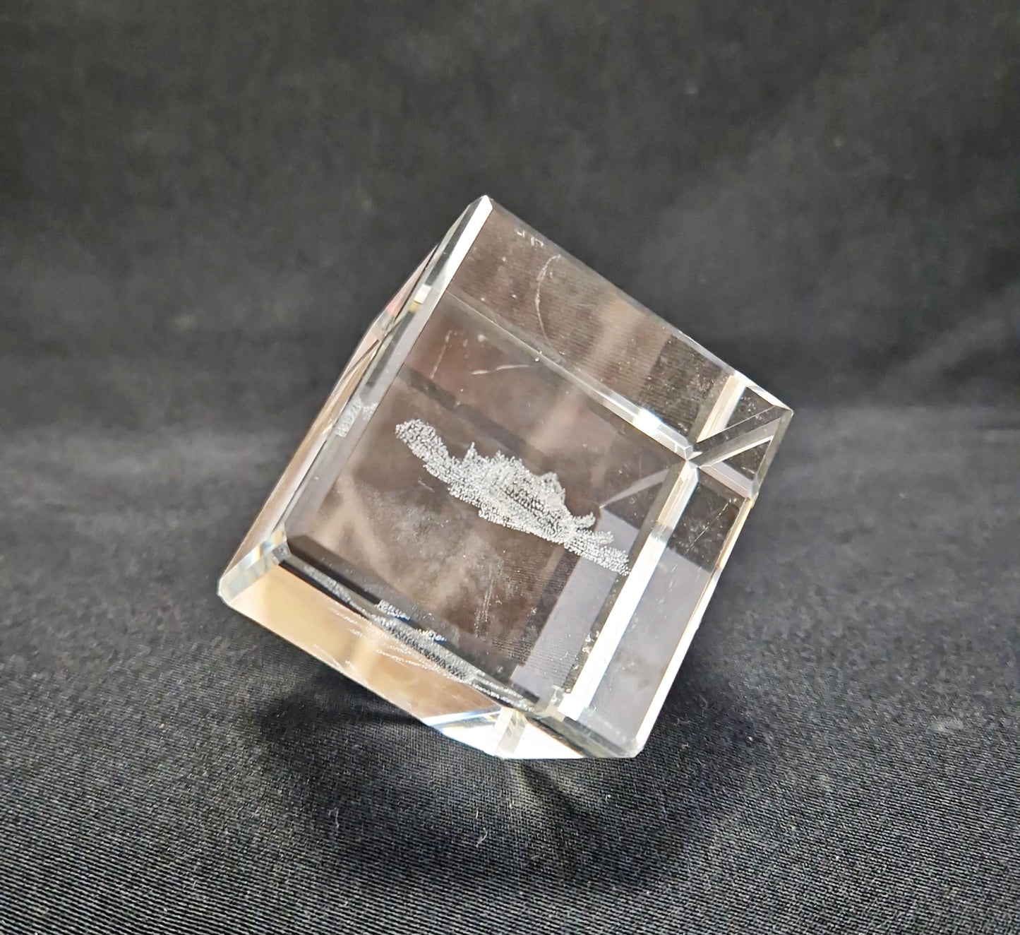 Статуетка рак - стъкло