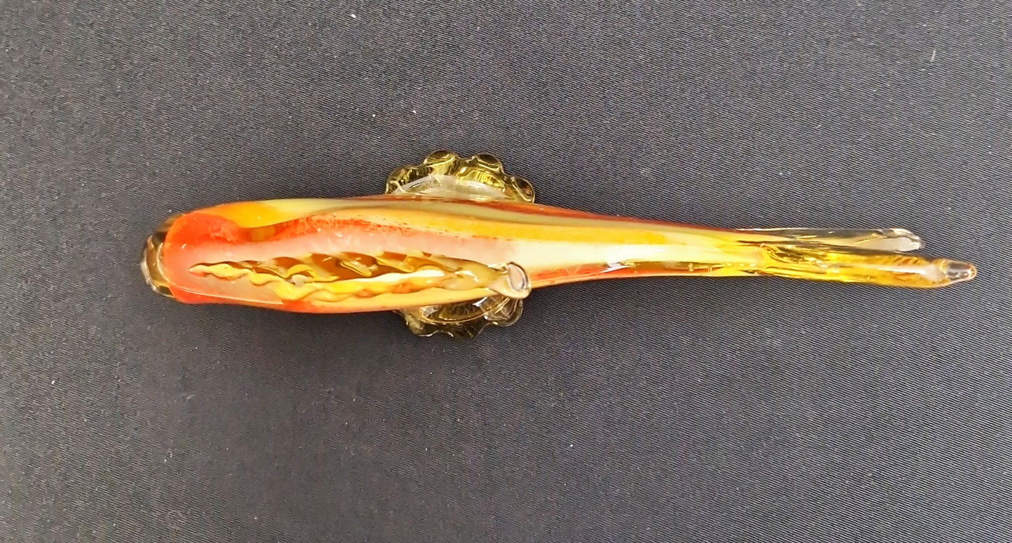 Статуетка цвете - стъкло