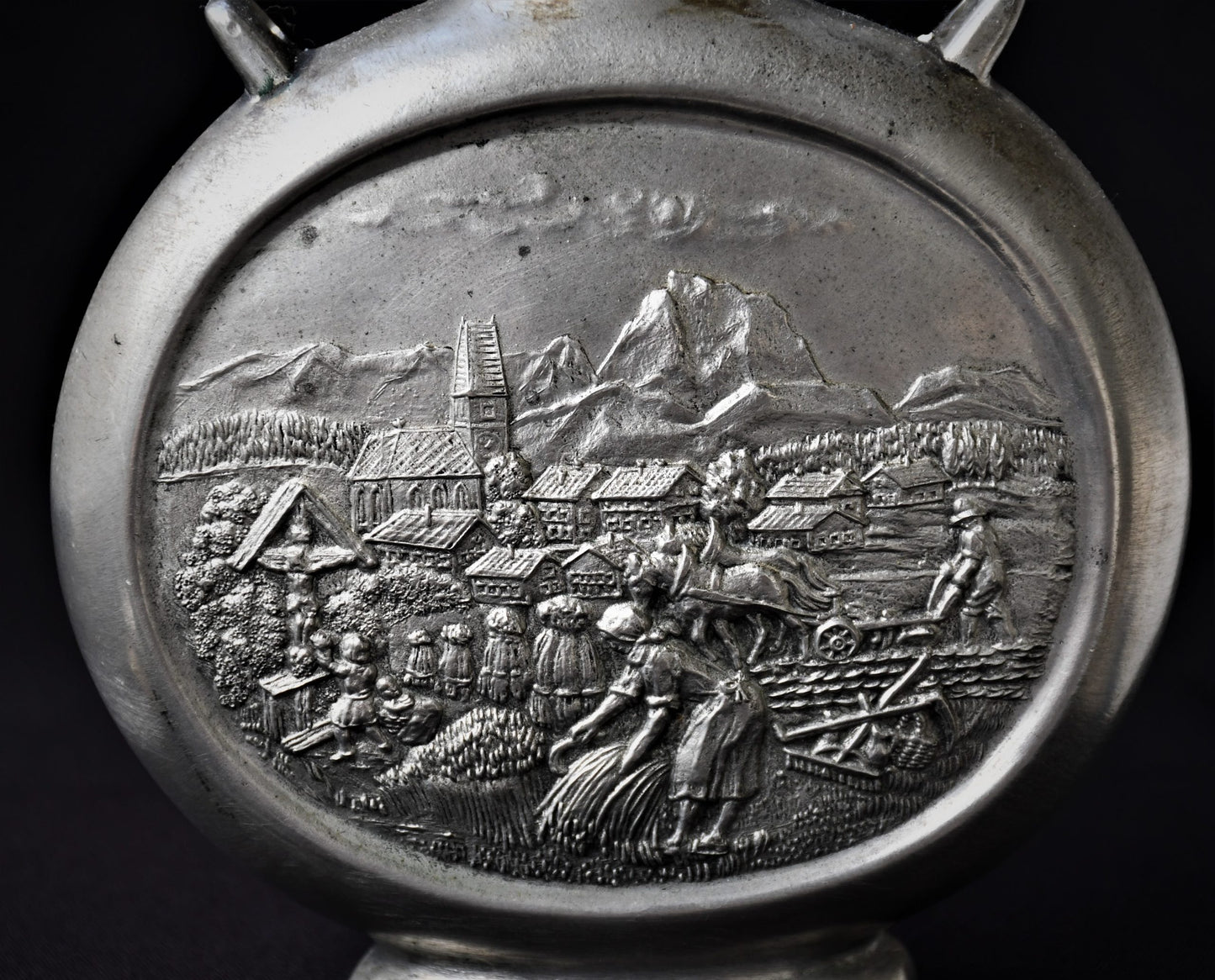 Немска метална бутилка - винтидж