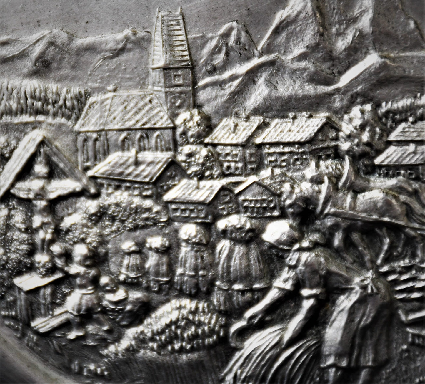 Немска метална бутилка - винтидж