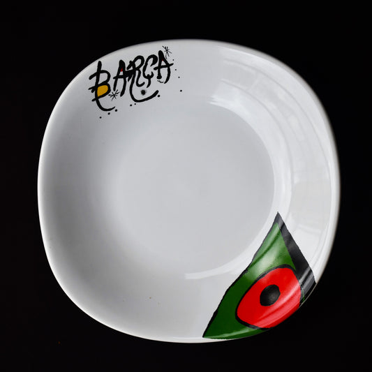 Колекционна декоративна чиния Joan Miro - FC Barcelona, XL Art, 2005