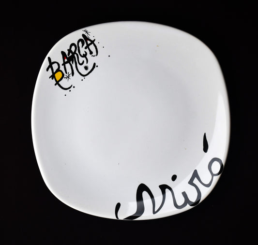 Колекционна декоративна чиния Joan Miro - FC Barcelona, XL Art, 2005