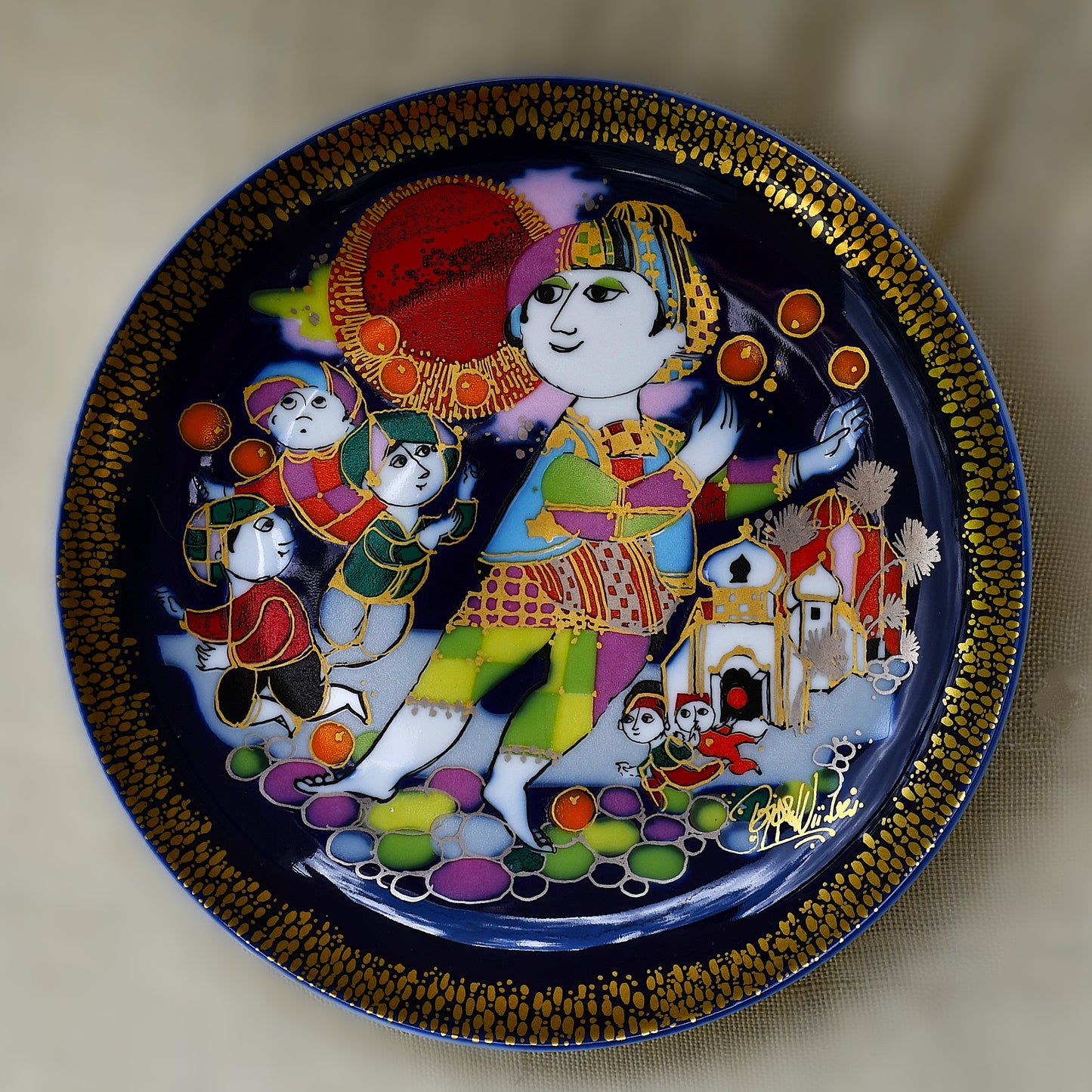 Рядка чиния от серията "Аладин и вълшебната лампа", "Rosenthal"