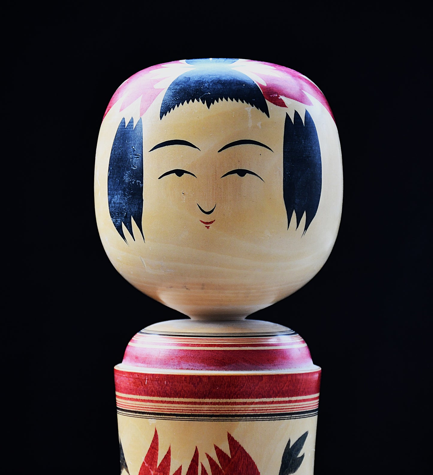 XXL кукла Кокеши Narugo-Kei - Takahashi Takeo (1916-2005), Япония, 1970-те