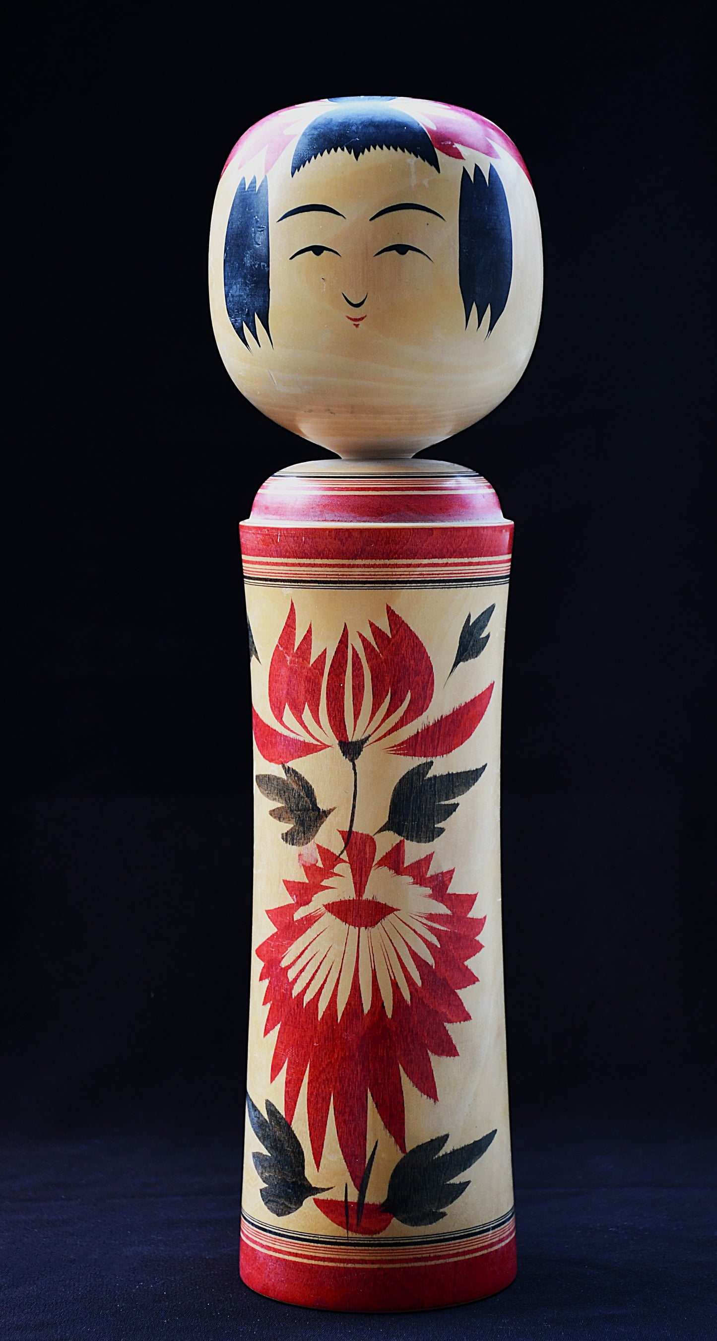 XXL кукла Кокеши Narugo-Kei - Takahashi Takeo (1916-2005), Япония, 1970-те