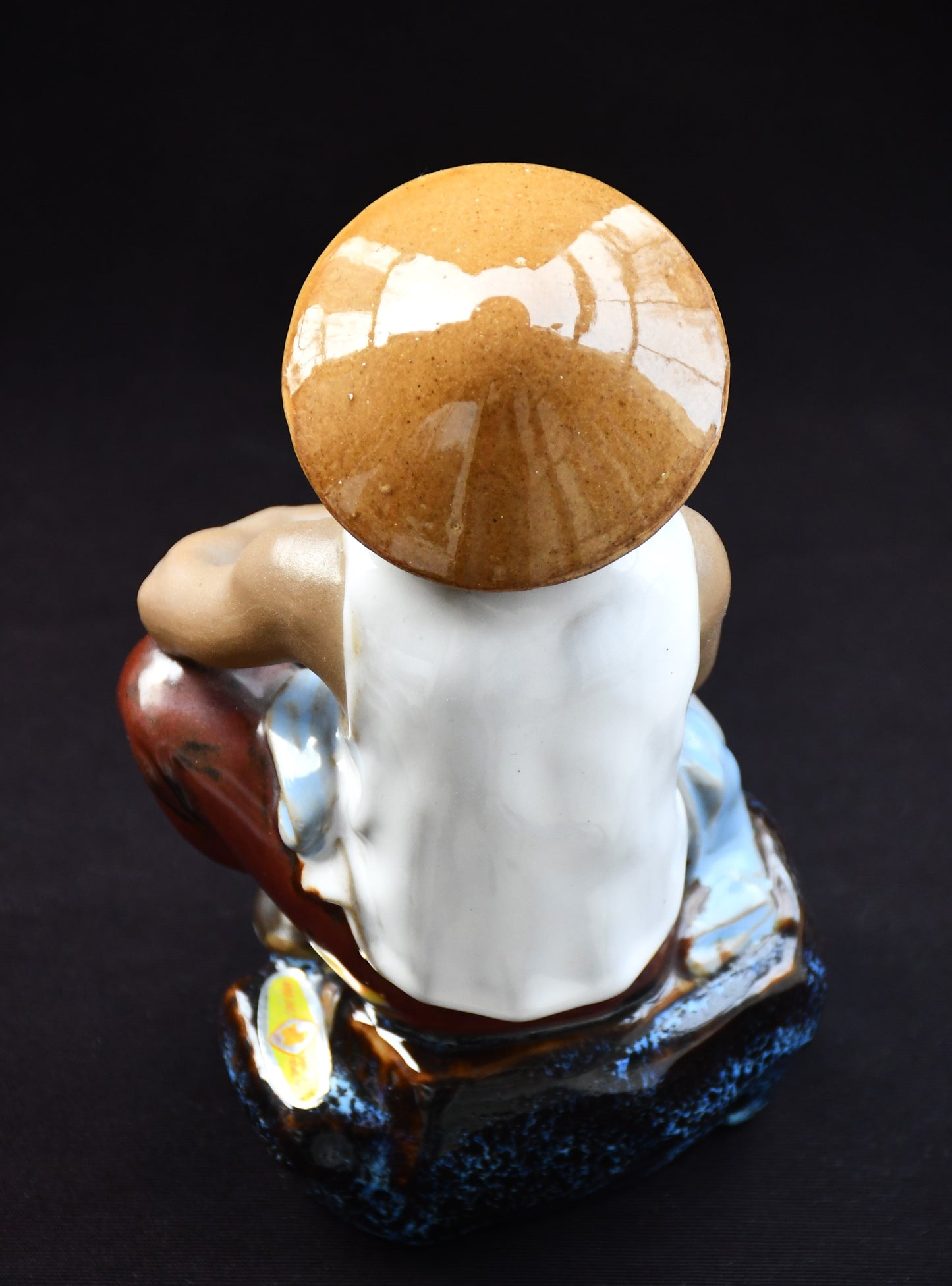 "Време за отдих" - керамична скулптура Shiwan Artistic Ceramic Factory, Китай, 1970-те