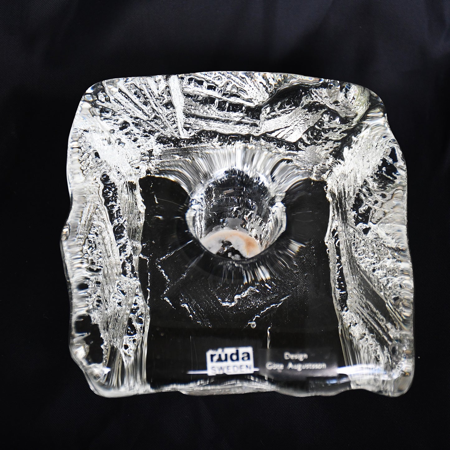 Свещник Demant №3 77 - Göte Augustsson / Ruda Glasbruk, Швеция, 1968